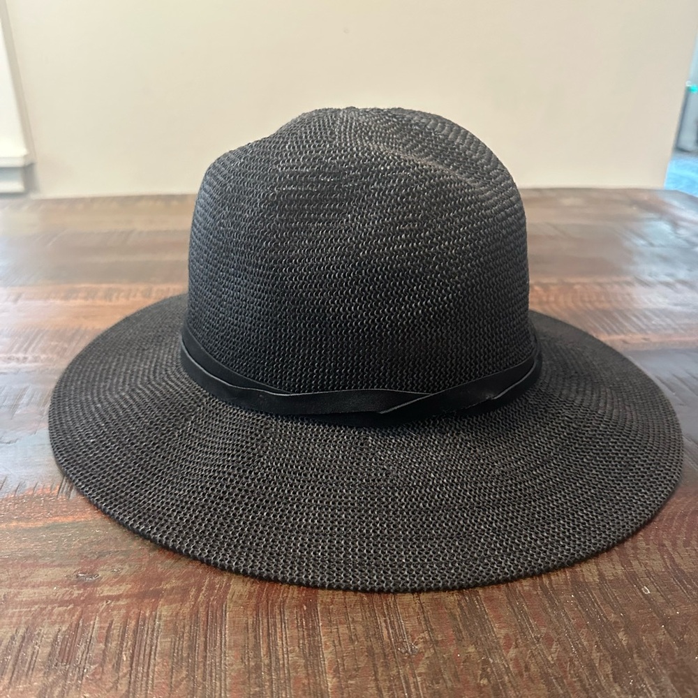 Women’s Black Straw Panama Hat